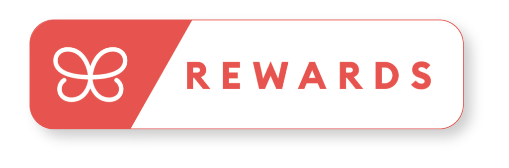 A simple white and orange badge, which says Rewards. This is used by the Evolve Health Aesthetic and Botox team to signify a steep discount for new clients