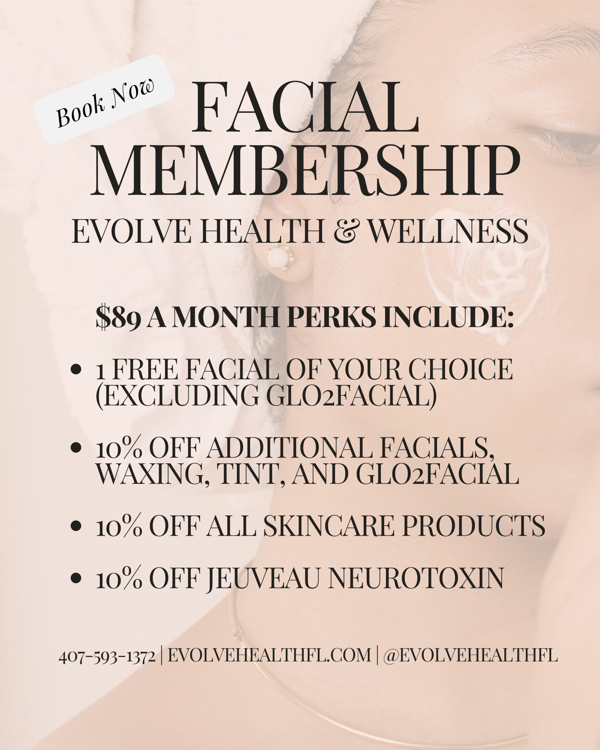 evolve health and wellness saint cloud facial membership vip