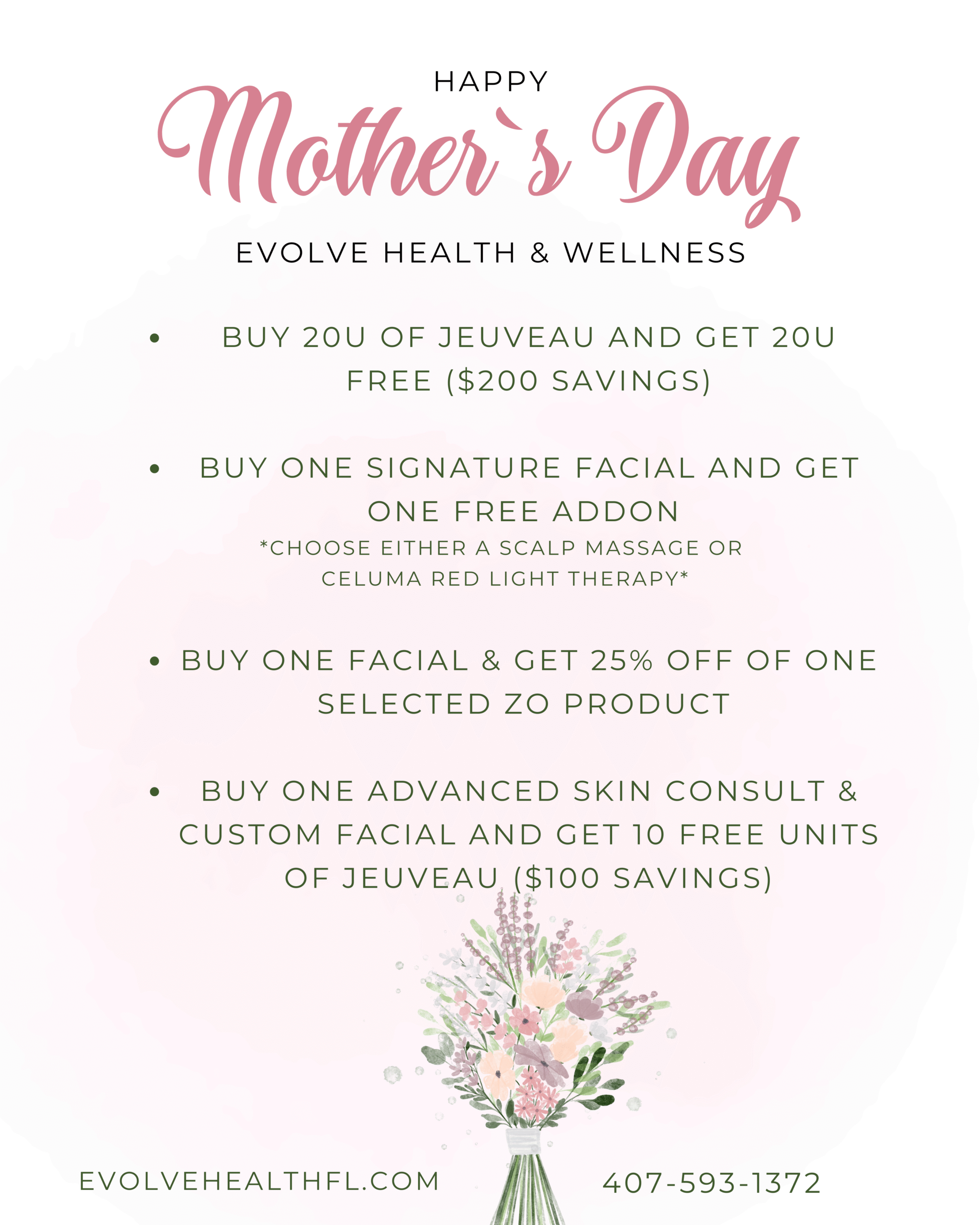 mothers day specials may