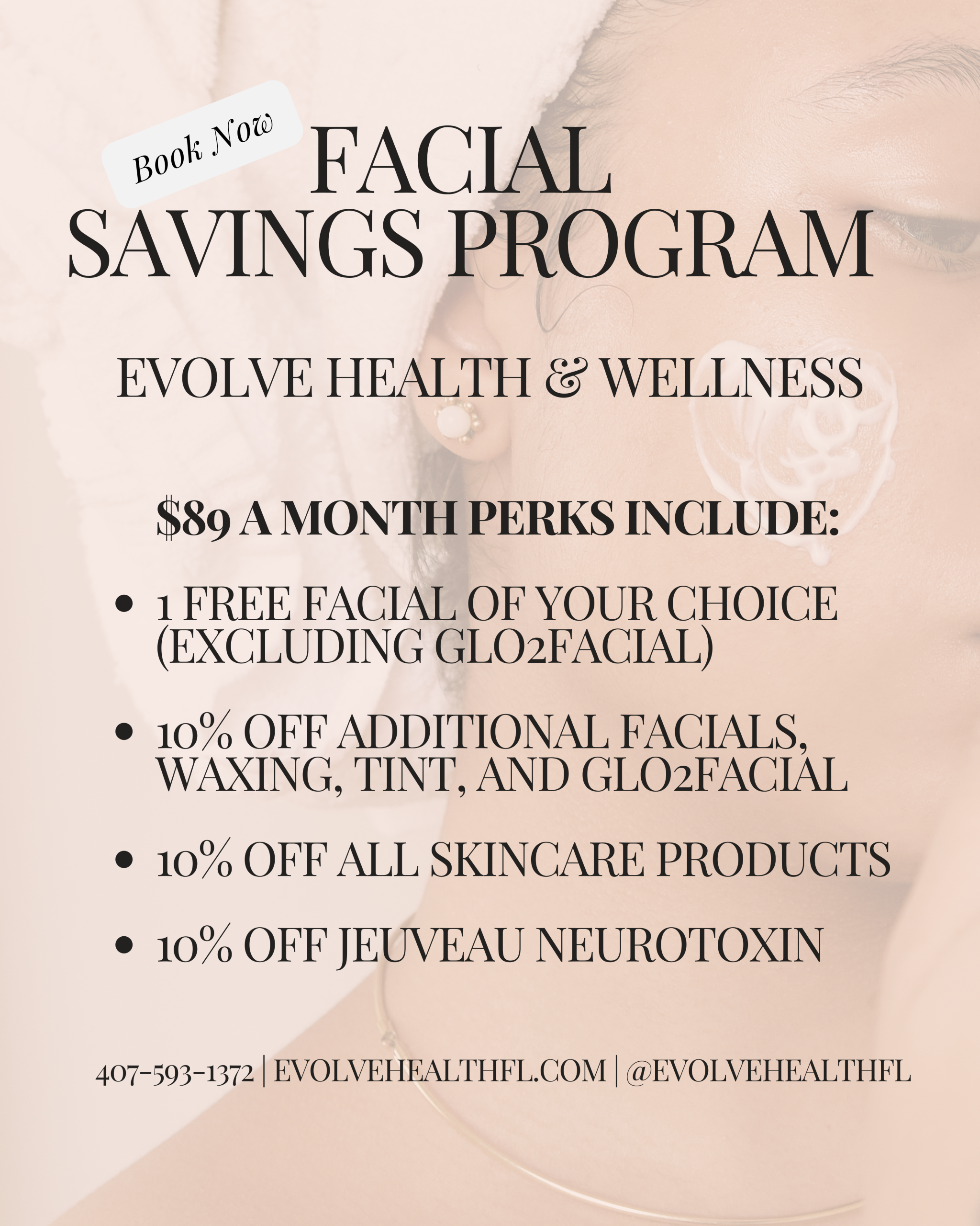 vip facial specials savings program saint cloud