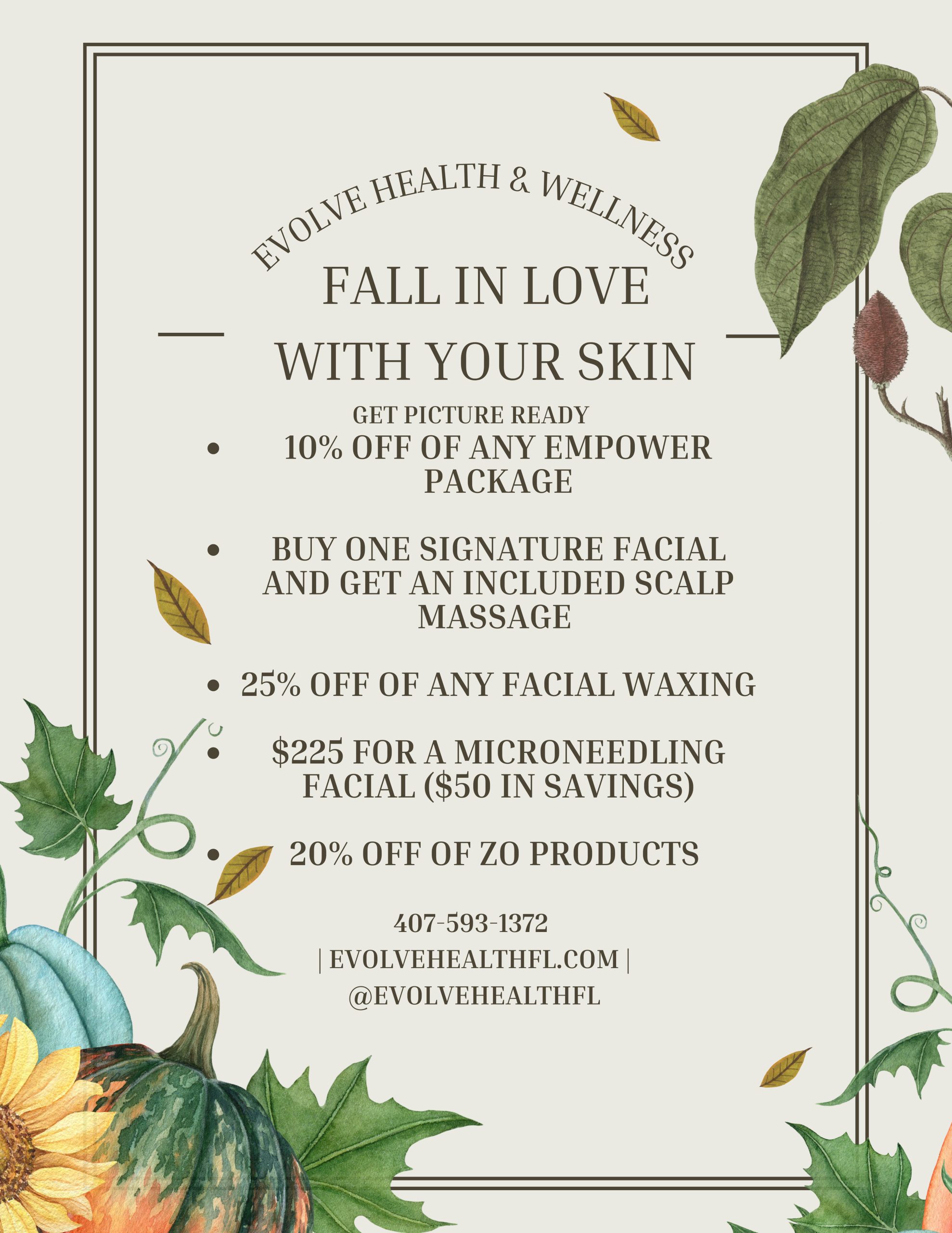 evolve health and wellness monthly specials saint cloud