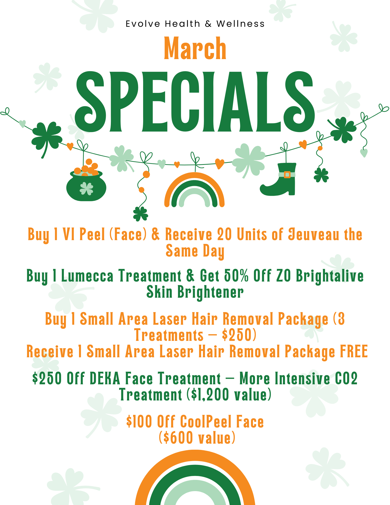 MARCH SPECIALS 